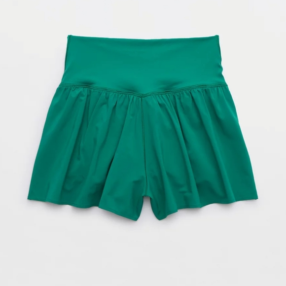 Aerie Crossover Flowy Stretch Shorts: S - Picture 5 of 5